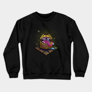 Dungeon Mimic 8 Bit Retro Pixel Art Crewneck Sweatshirt